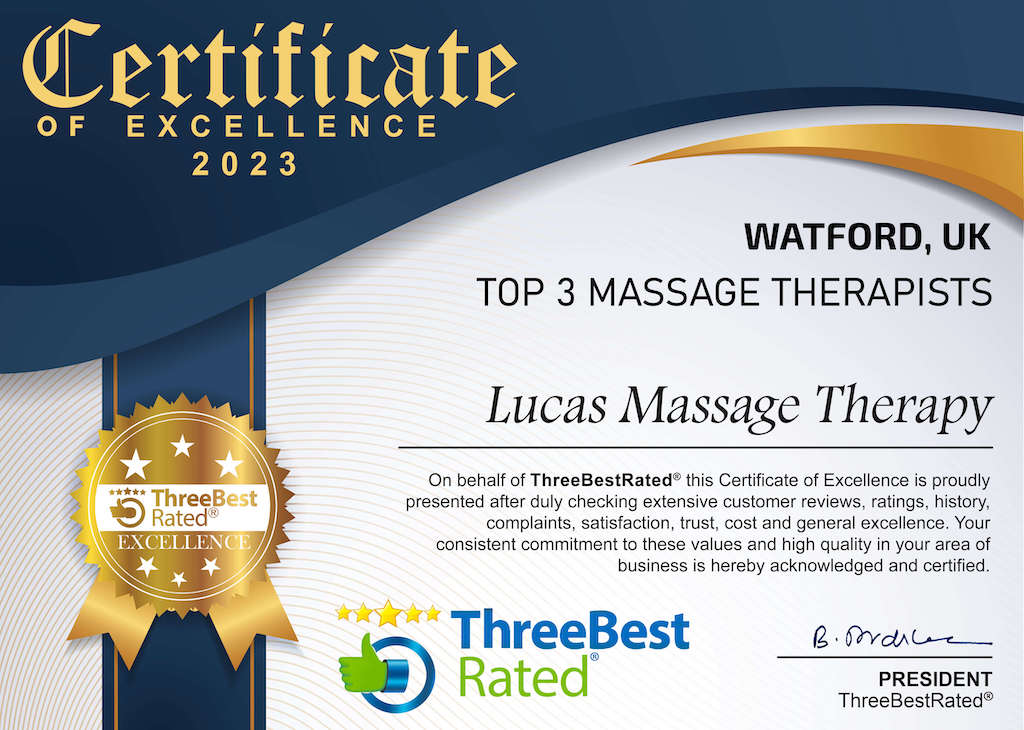 Sports massage therapist watford