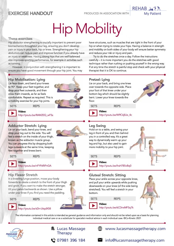 Hip flexor mobility