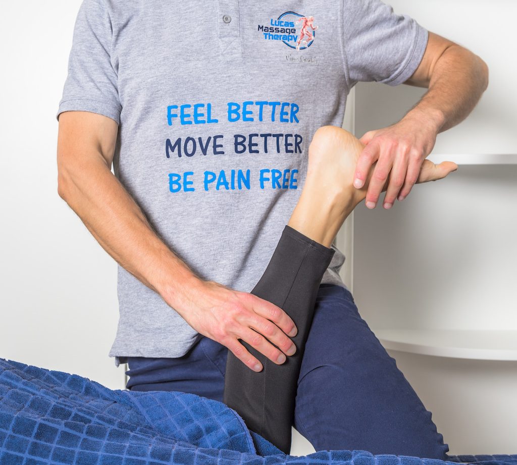 Peroneal tendonitis massage 1 Peroneal tendonitis massage